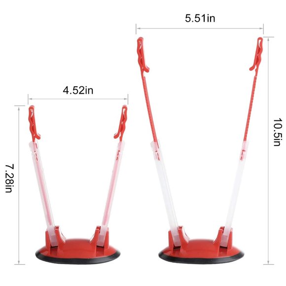 Baggy Rack Holder For Food Prep Bag/plastic Freezer Bag/Ziploc Bag Holder 6 Pack - Picture 4 of 7